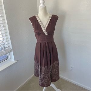 Sangria brown dress